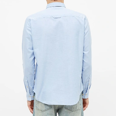 Shop A Kind Of Guise Button Down Oxford Shirt In Blue