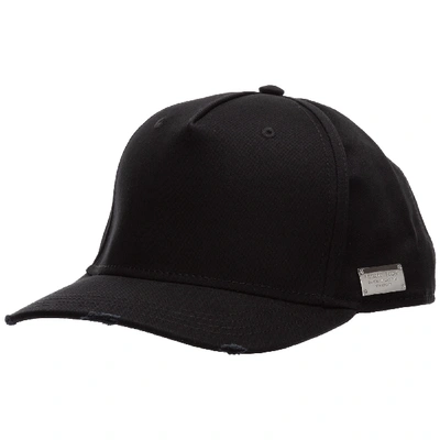 Shop Philipp Plein Adjustable Men's Hat Baseball Cap  Pp Hexagon In Black