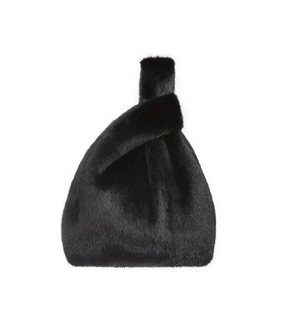 Shop Simonetta Ravizza Furrissima Mink Bag In Black