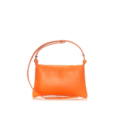 Shop Simon Miller Mini Puffin Bag In Fire Orange