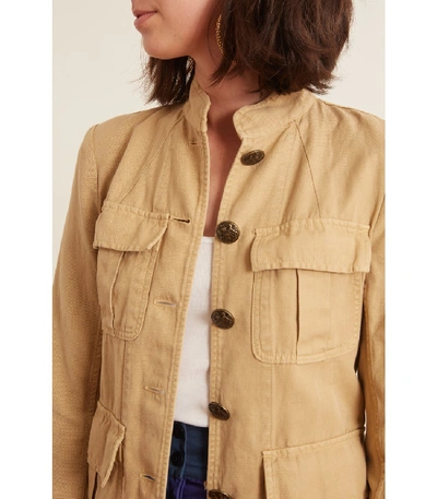 Shop Nili Lotan Cambre Jacket In Desert Sand In Neutrals