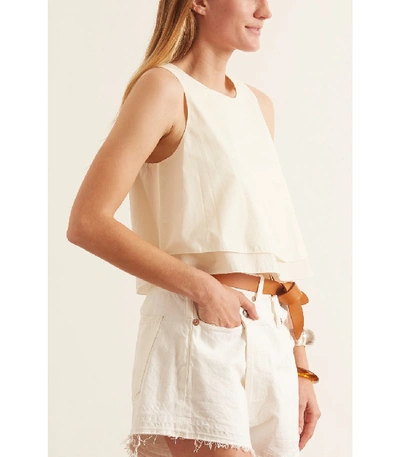 Shop Apiece Apart Agnes Top In Cream In White