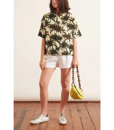 Shop Overlover Temescal Top In Neon Palms White In Multi