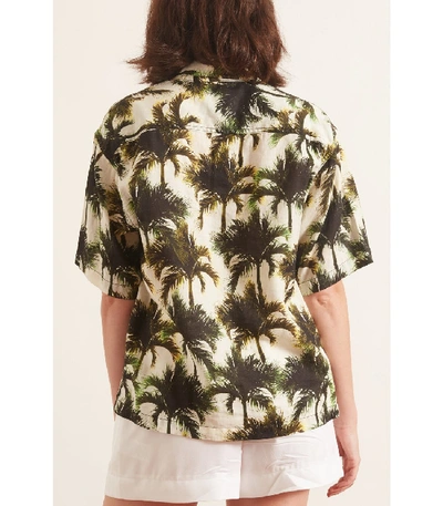 Shop Overlover Temescal Top In Neon Palms White In Multi