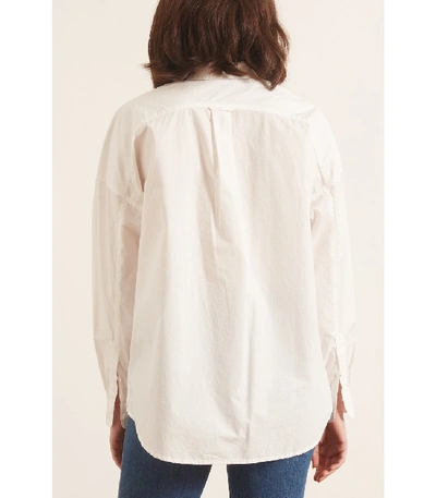 Shop Alex Mill Oversized Garment Dyed Shirt In White