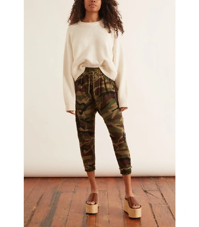 Shop R13 Harem Sweatpant In Camo In Multi