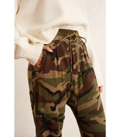 Shop R13 Harem Sweatpant In Camo In Multi