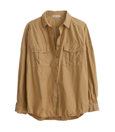 Shop Alex Mill Keeper Button Down In Vintage Khaki In Neutrals