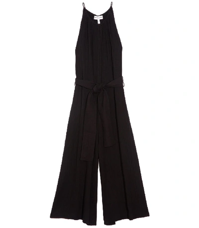 Shop Apiece Apart Sleeveless Isla Jumpsuit In Black In Multi