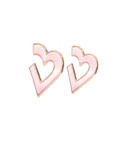 Shop Mignonne Gavigan Heart Fiona Hoop In Pink