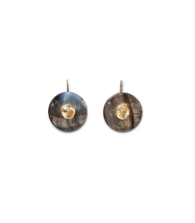 Shop Lizzie Fortunato Taj Disc Earrings In Multi