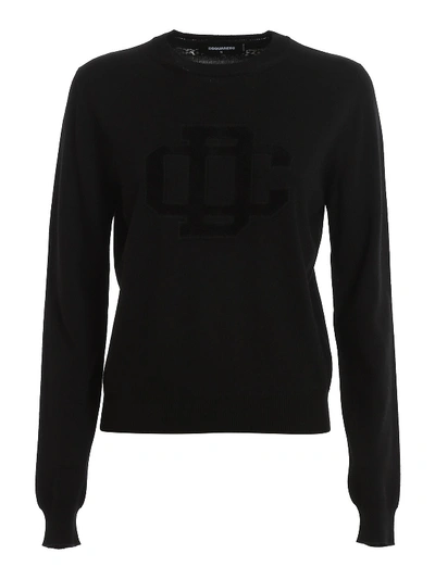 Shop Dsquared2 Logo Sweater In Black