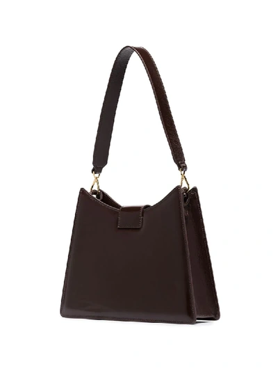 Shop Elleme Cat Shoulder Bag In Brown