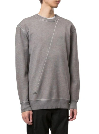 Shop Diesel Red Tag Men's Grey Cotton Sweatshirt