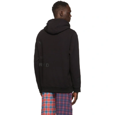 Shop Burberry Black Hessler Hoodie In Black A1189