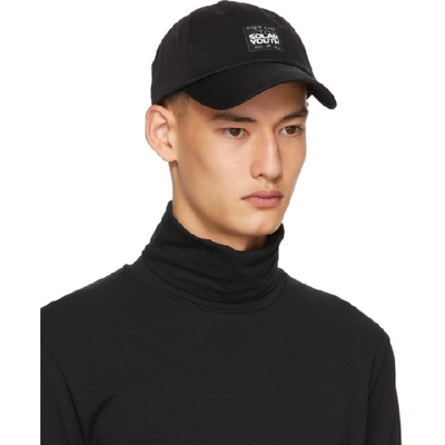 Shop Raf Simons Black Solar Youth Cap In 00099 Black