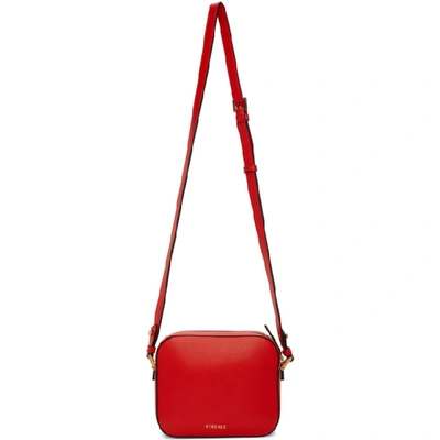 Shop Versace Red Vitrus Camera Bag In Dzrot Red