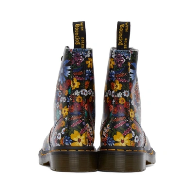 Shop Dr. Martens' Multicolor 1460 Pascal Floral Boots In Wanderlust