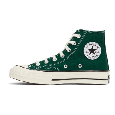 Shop Converse Green Seasonal Color Chuck 70 High Sneakers In Mid/egr/blk