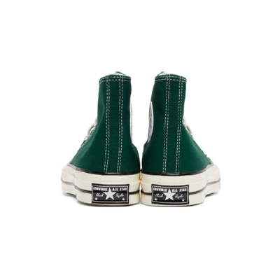Shop Converse Green Seasonal Color Chuck 70 High Sneakers In Mid/egr/blk