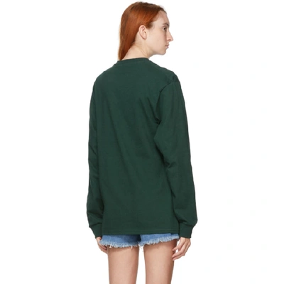 Shop Museum Of Peace And Quiet Green 'naturalist' Long Sleeve T-shirt In Forest