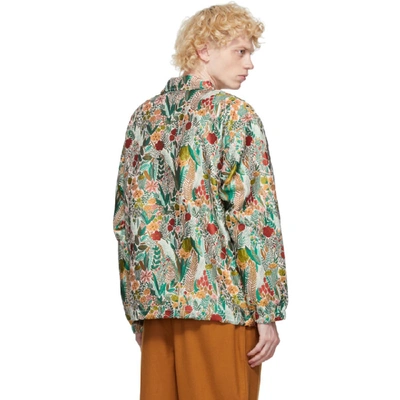 Shop Landlord Green Floral Jacket