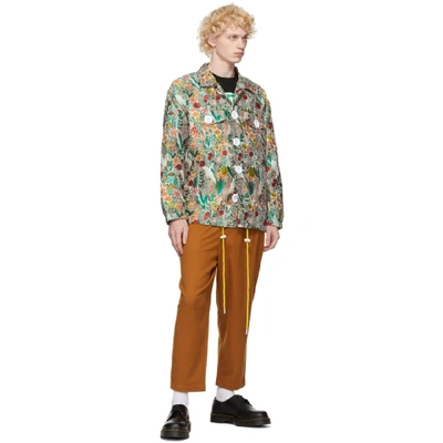 Shop Landlord Green Floral Jacket