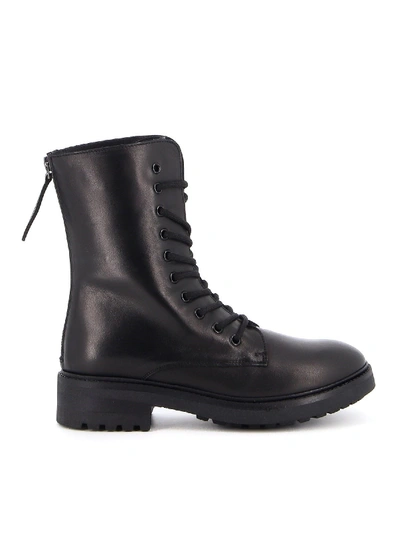 Shop P.a.r.o.s.h. Bitshoe Combat Boots In Black