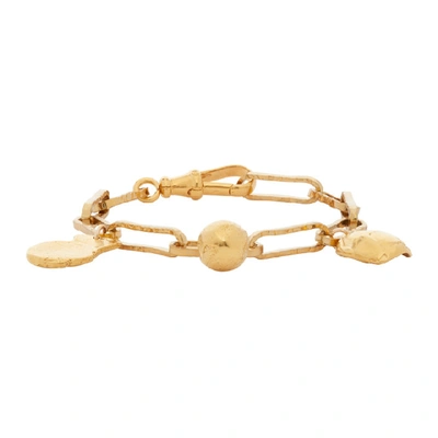 Shop Alighieri Gold A Heap Of Broken Images Bracelet