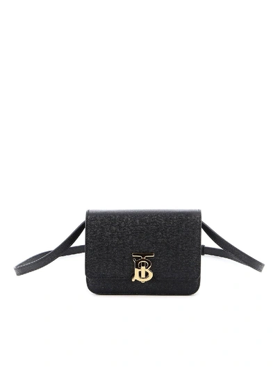 Shop Burberry Tb Mini Bag In Black
