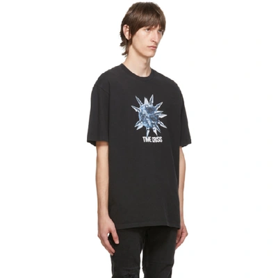 Shop Ksubi Black Time Crisis T-shirt