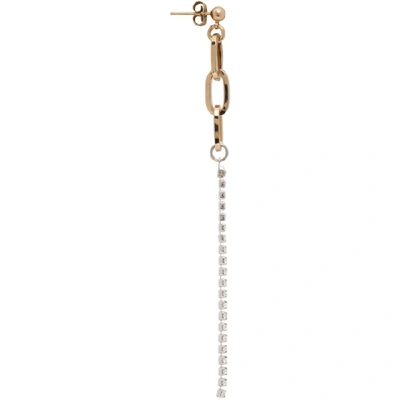 Shop Justine Clenquet Gold Kirsten Earrings In Pale Gold