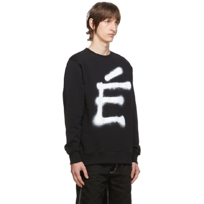 Shop Etudes Studio Etudes Black Story Big Accent Sweatshirt