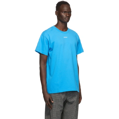 Shop Ambush Blue Xl Logo T-shirt