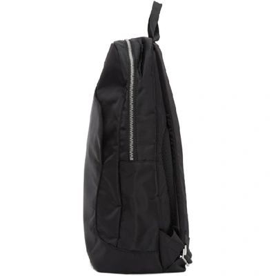 Shop A-cold-wall* Black Curve Flap Backpack