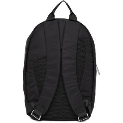 Shop A-cold-wall* Black Curve Flap Backpack