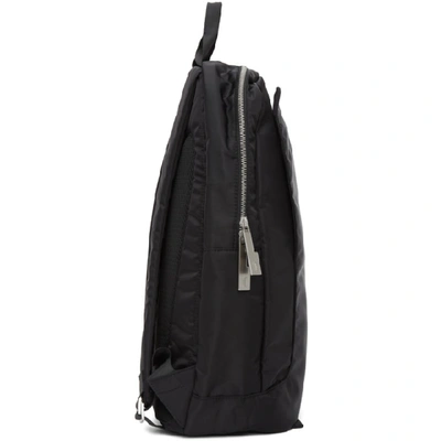 Shop A-cold-wall* Black Curve Flap Backpack