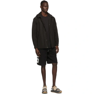 Shop Burberry Black Fawnley Shorts In Black A1189