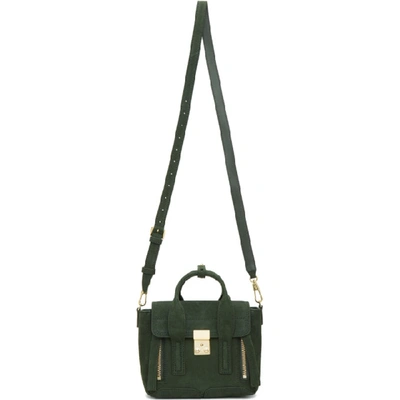 Shop 3.1 Phillip Lim Green Mini Pashli Bag In Dk401 Dkpet