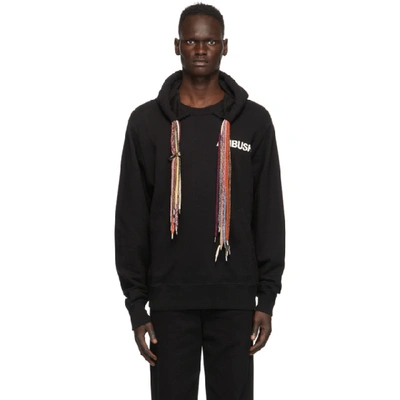 Shop Ambush Ssense Exclusive Black Multi Cord Hoodie In Deep Sm Wht