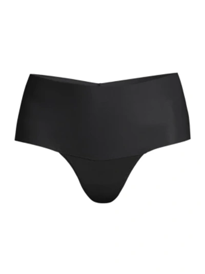 Shop Hanky Panky Women's High-rise Thong In Black