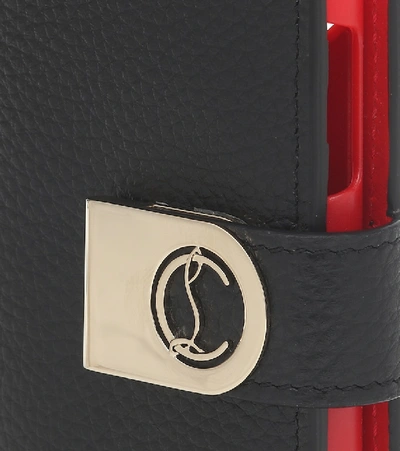 Shop Christian Louboutin Elisa Leather Iphone 11 Pro Case In Black