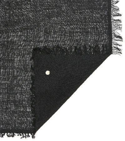 Shop Ann Demeulemeester Cashmere Scarf In Black