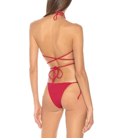 Shop Tropic Of C Praia Bikini Top In Red