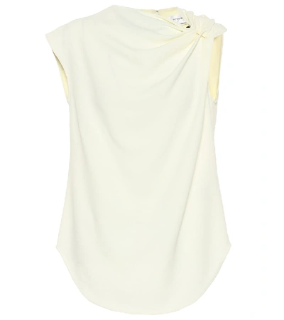 Shop Victoria Beckham Cady Blouse In White
