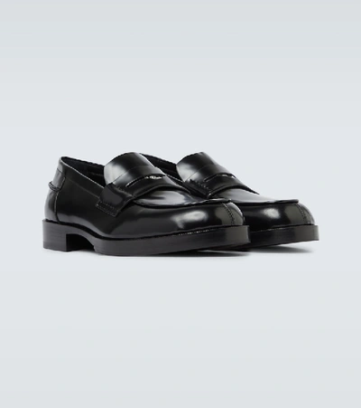 Shop Alyx "a Penny Loafer Shoes" In Black