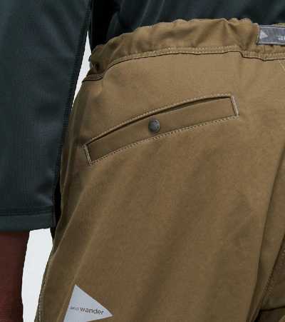 Shop And Wander Technical Fabric Climbing Pants In Brown