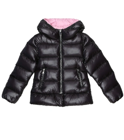 Shop Moncler Sunday Quilted Down Coat In Black