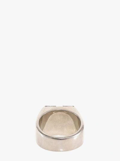 Shop Off-white Ring In Silver