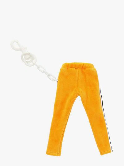 Shop Palm Angels Keychain In Yellow